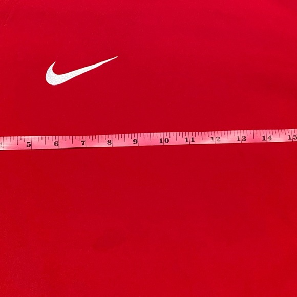 Men’s Nike Red Long Sleeve Sweatshirt - Picture 7 of 13